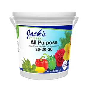 Jacks all purpose 20 20 20 fertilizer water soluble