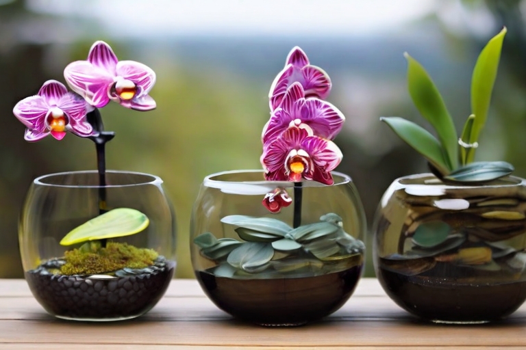 Pots for coconut orchids