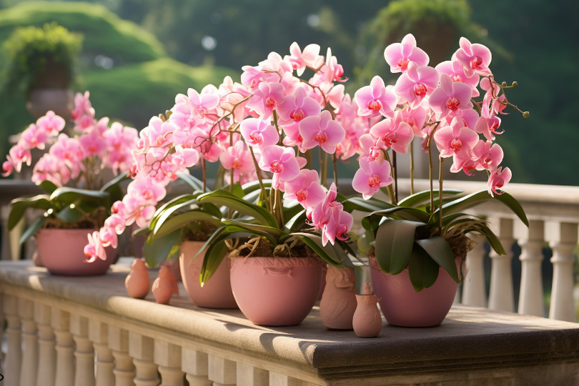 Pink orchids symbolism
