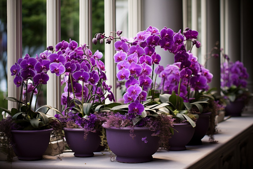 Purple Orchids symbolism