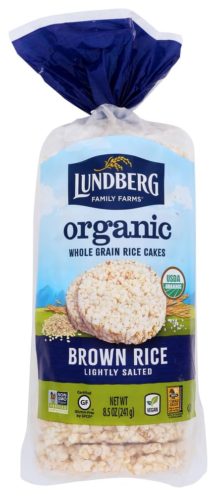 Gluten-Free Brown Rice Organic Rice Cakes 