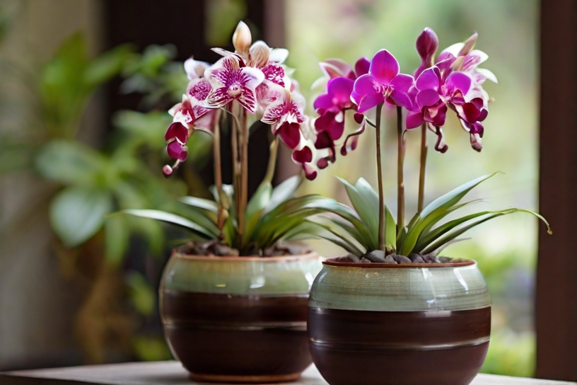 Bletilla orchids