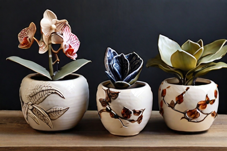 Stylish Ceramic planters for flowers