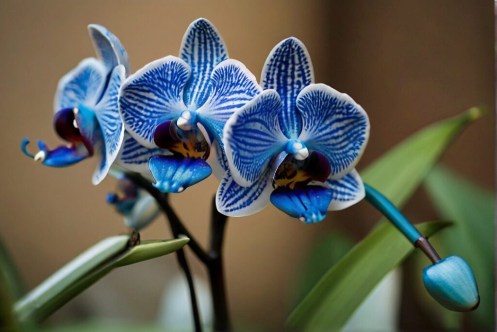 Symbolism of blue orchids